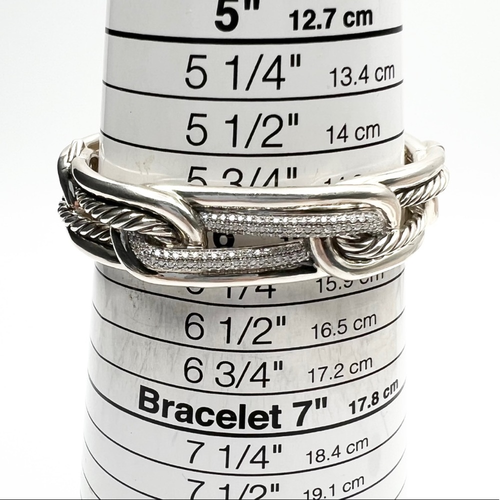 David Yurman Labyrinth Link Bracelet w/ Diamonds - Picture 15 of 15